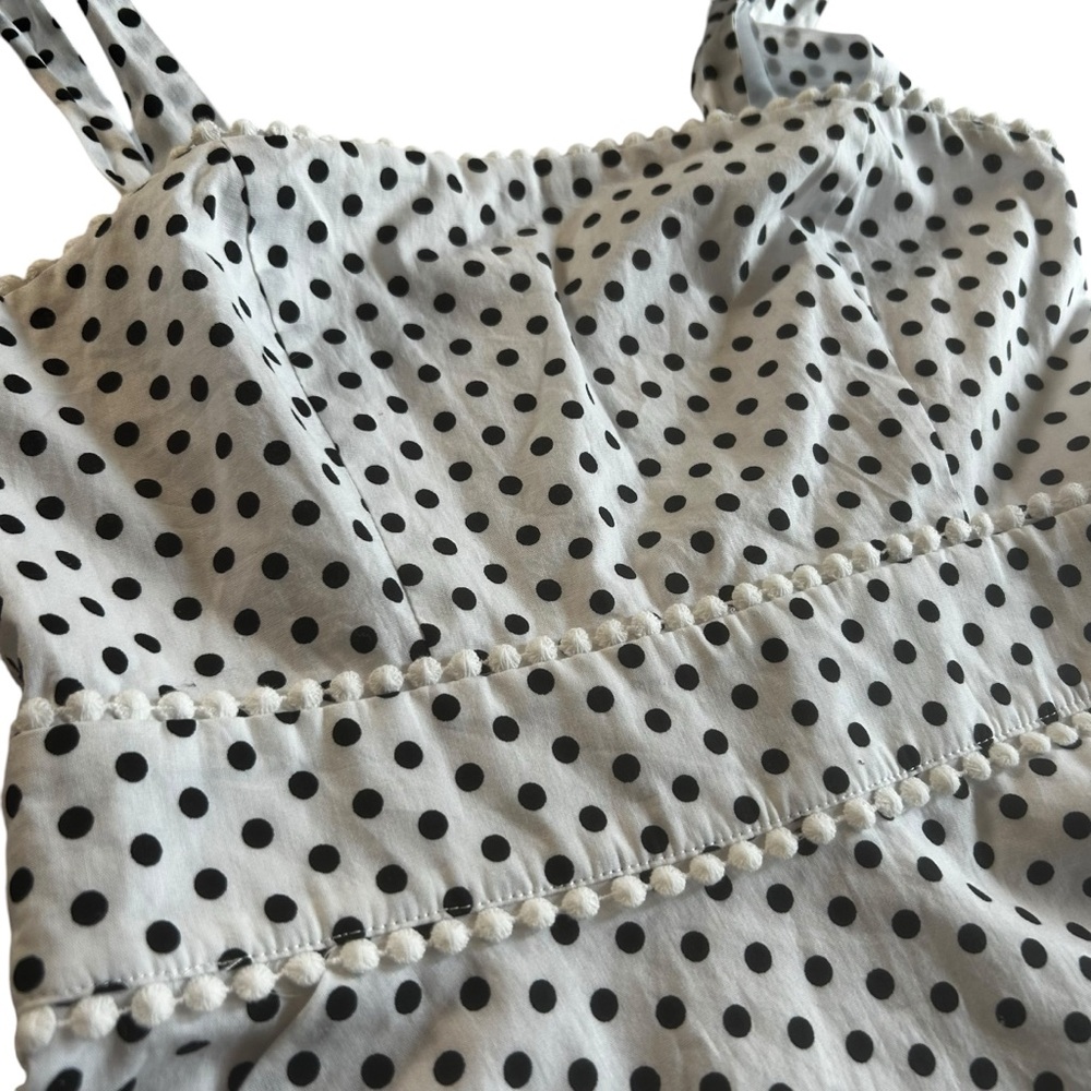 Majorelle Revolve Luna Mini Dress womens SIZE XS black white coquette romantic - Picture 16 of 17